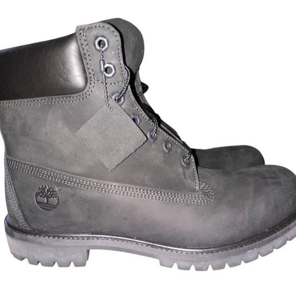 EUC Men's Timberland® Premium 6-Inch Waterproof Boot/ US 12 (black nubuck) - Picture 5 of 12